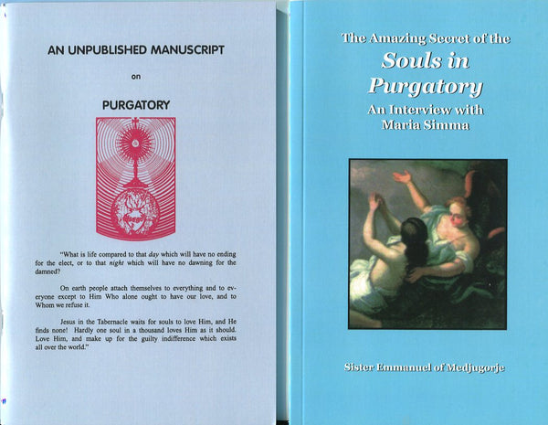 LENTEN SPECIAL! BOTH FOR $10.50 - Unpublished Manuscript from Purgatory and Amazing Secrets of the Souls in Purgatory