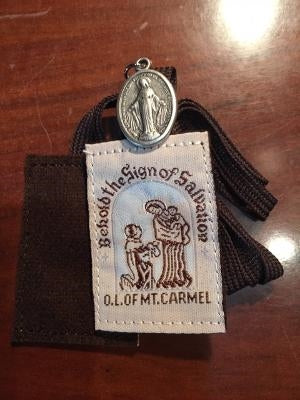 Buy Weston Works Our Lady Of Guadalupe Traditional Brown Scapular With